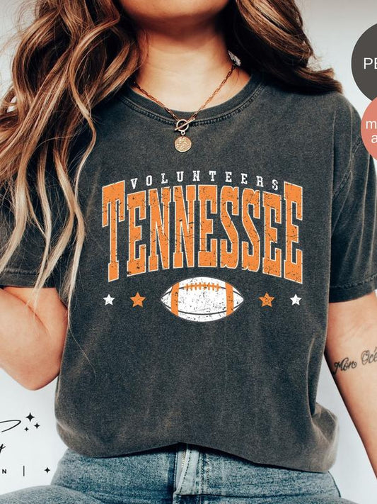 Volunteers Football T Shirt, Tennessee Vols Shirt, Tennessee T Shirt, Vols Football Shirt, Football Tees, Gift For Fan, Viral Shirt, Unisex T-Shirt, G