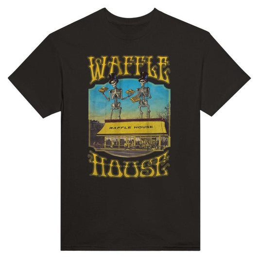 Waffle House Grateful Dead Lot T-Shirt, Trendy Shirt, Full Color T-Shirt, Graphic Vintage T-Shirt, For Men, For Women