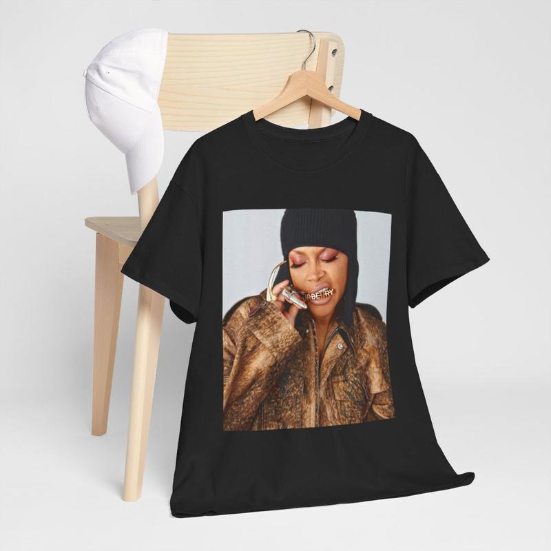 Erykah Badu 2024 Tshirt, Erykah Badu Music Cotton Unisex T-Shirt  Menswear Streetwear