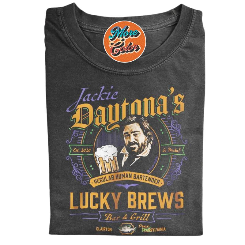 What We Do In The Shadows Jackie Daytona Shirt, Cotton Unisex T-shirt, Crew Neck, Size S- 4xl, Menswear Top, Womenswear Top Underwear Streetwear