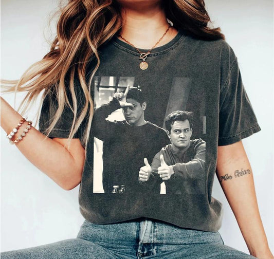 Chandler Bing Shirt, Friends Sitcom Tee, Matthew Perry Shirt, Streetwear Unisex T-Shirt, Short Sleeve Tee Shirt, Top Womenswear