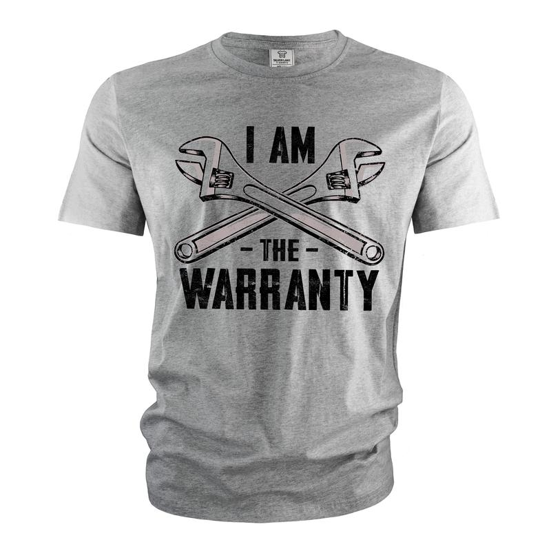 Men's Mechanic Shirt Funny Mechanic Tee Shirt Im The Warranty Shirt Auto Mechanic Gifts Car Mechanic T-Shirt Fathers Day Shirt For Dad Him