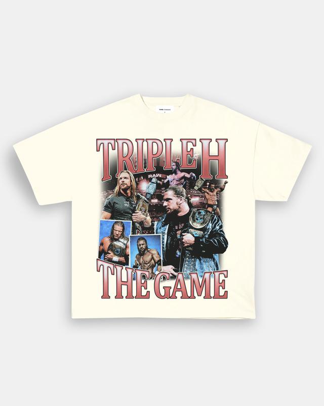 TRIPLE H TEE, Wrestling Graphic Tee, Sports T-shirt, Athlete Shirt, Wrestling Gift, Fitness Tee Crewneck Clothing Streetwear