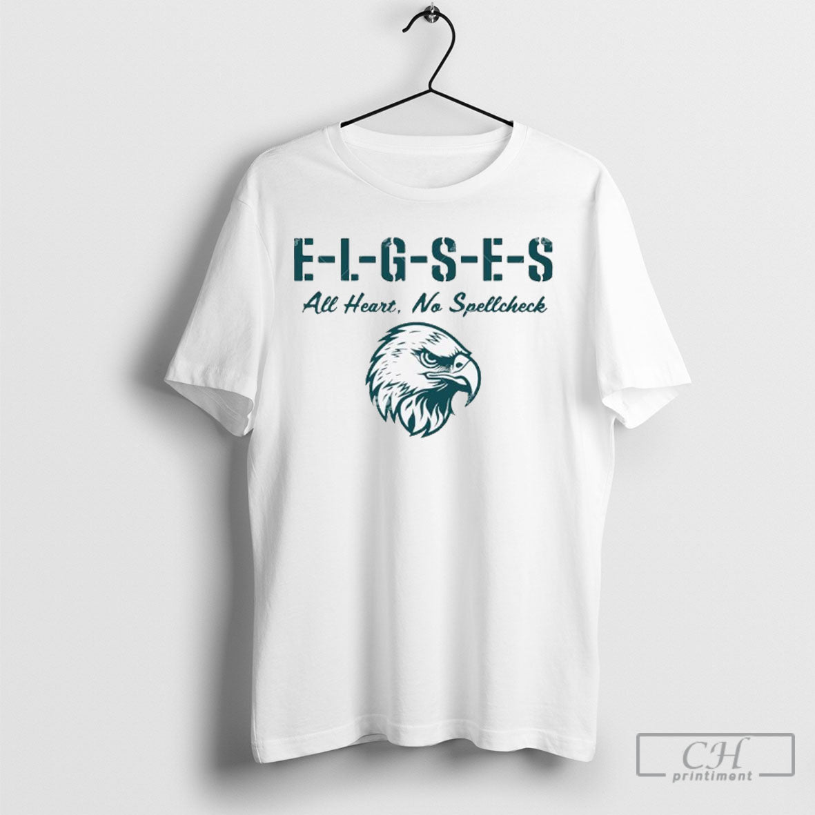 Philadelphia Eagles All Heart No Spellcheck 2025 T Shirt