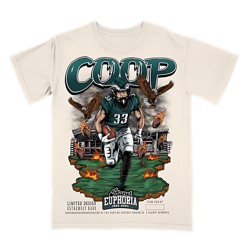 Cooper DeJean Euphoria Planet Shirt, Vintage 90s Unisex Football Tees, Football T-Shirts, Sports Shirt, Game Day Tee, Football Fan Gifts