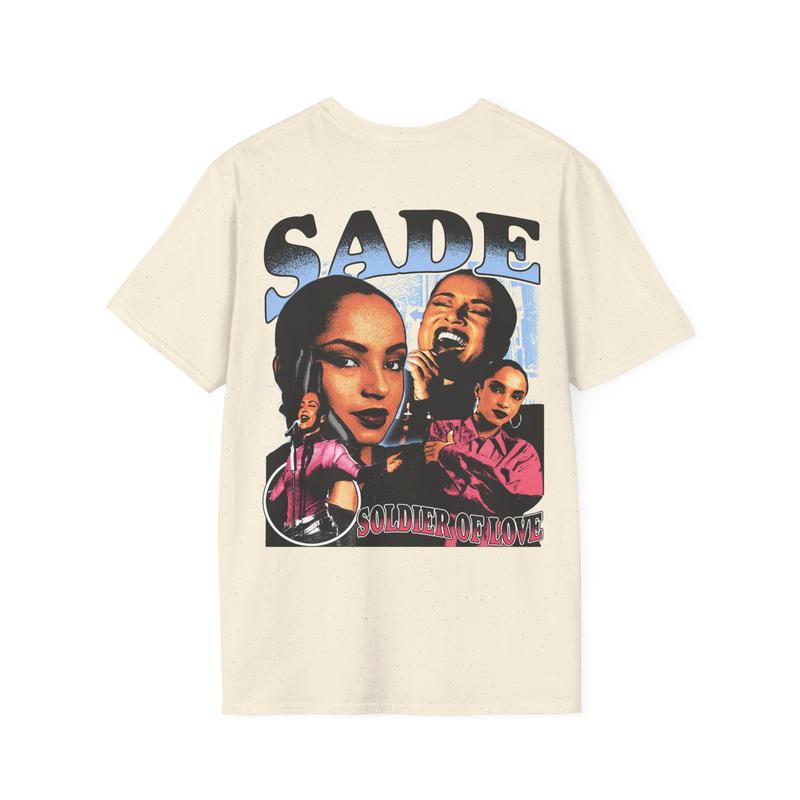 Sade Rare Homage Vintage Style Graphic Bootleg T-shirt