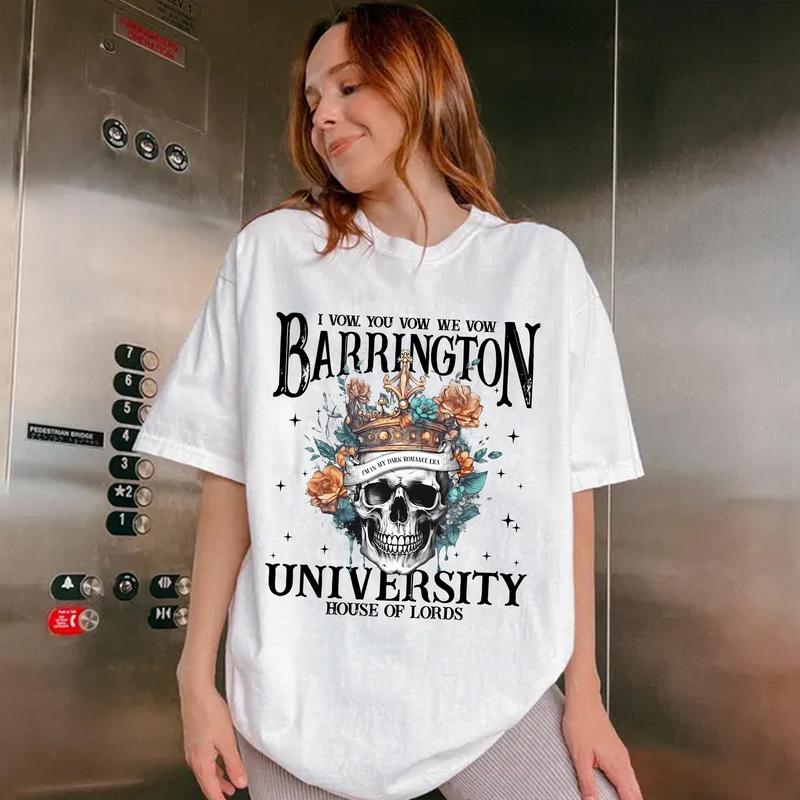 Barrington University The Ritual Skull Floral Sweatshirt, Shantel Tessier Merch, Book Lover Shirt, Bookish Merch, Booktok Shirt, LORDS Series Book Shi
