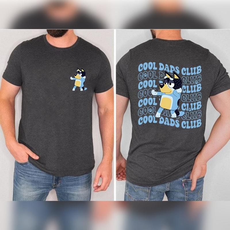 Bluey Cool Dad Club Shirt, Bandit Cool Dad Club T Shirt, Bluey Bandit Shirt, Dad Birthday Gift, Dad Bluey Shirt, Bluey Family Shirt