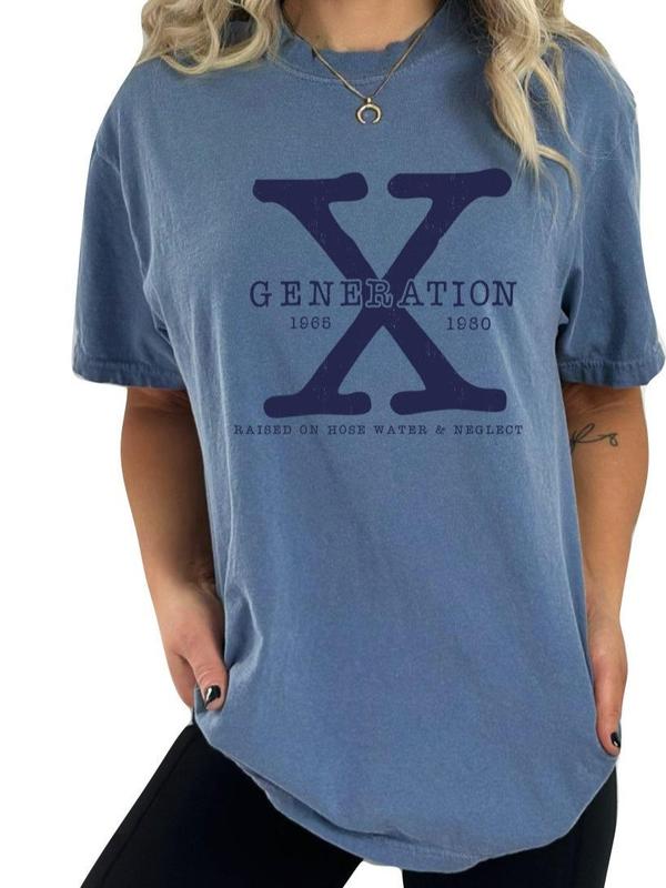 Gen X Colors Tshirt Generation X Tee Gen X Tshirt Generation X Shirt Raised on Hose Water Sweatshirt, Hoodie, Comfort Colors