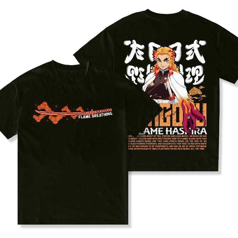 Rengoku Flame Hashira Shirt, Kyojuro Rengoku Sweatshirt Hoodie, Demon Slayer t-shirt, Kimetsu no Yaiba Shirt, Anime sweatshirt hoodie, Anime lover t-s
