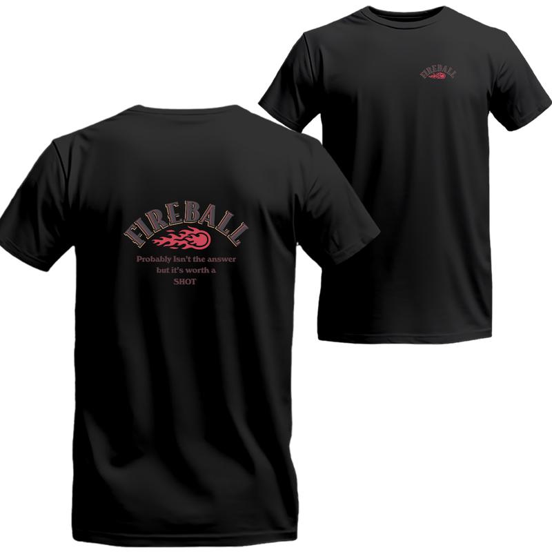 Fireball Whiskey T-shirt , Fireball Unisex Shirt, Beer Shirt, Menswear Top, Streetwear