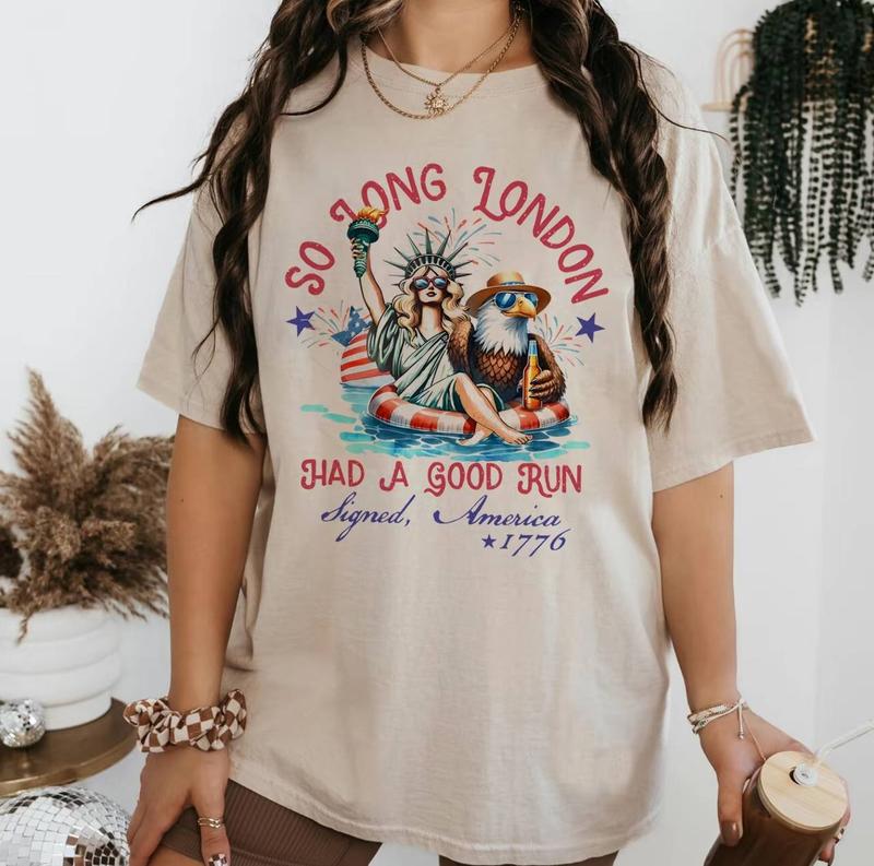 So Long London 4th of July, ie Fangirl, Gift For Her, Fourth Of July Shirt