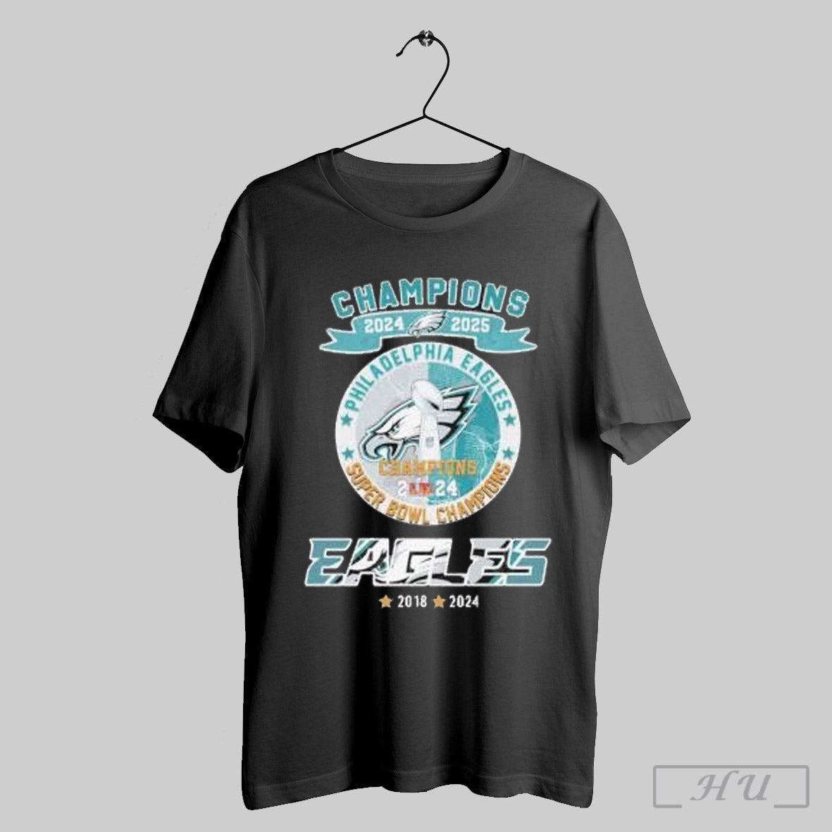 Philadelphia Eagles 2024 2025 Lix Super Bowl Champions 2x Shirt Sweatshirt