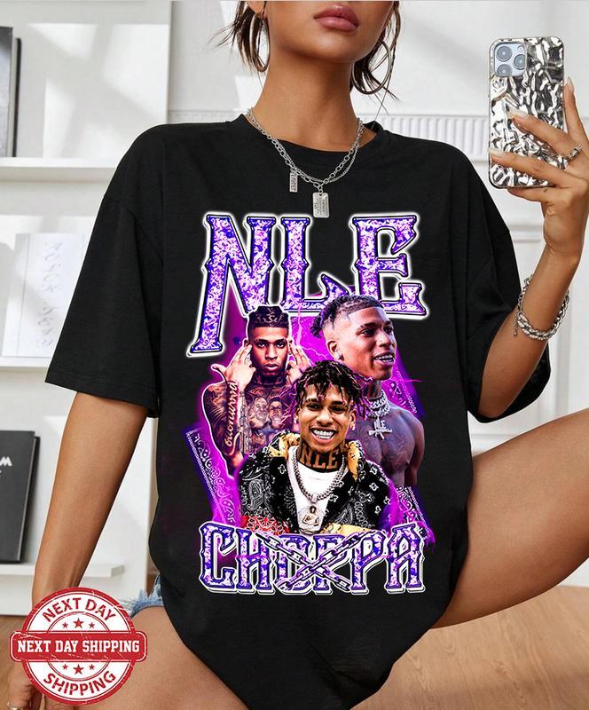 NLE Choppa Rap Sweater, Concert Tee Unisex T-Shirt, Hip Hop Merch Gift for Him & Her, Streetwear Woman & Man Casual Apparel
