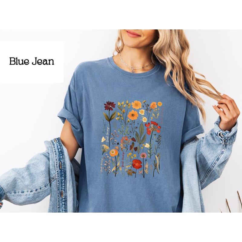 Subtle Fuck Trump Flowers Shirt (Mature), Anti-Trump Anti-Maga T-Shirt, FDT Floral Tee-Shirt Antitrump Tshirt, Resist Protest Tee (8 Colors) Casual Co