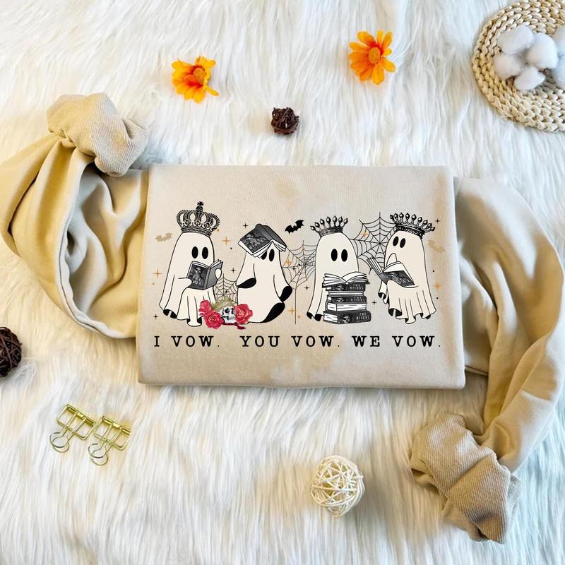 Ghost The Ritual Book Sweatshirt, I Vow We Vow You Vow Shirt, Shantel Tessier Merch, Halloween Gift For Book Lover, House of Lords, Dark Romance Shirt