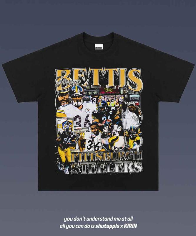 JEROME BETTIS 1.0 VINTAGE TEE  AMERICAN FOOTBALL  GIFT FOR FAN