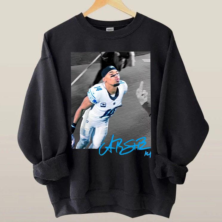 Amon-Ra St Brown Funny Meme With Green Bay Fan Sweatshirt, Detroit Football Retro TShirt, Game Day Shirt, Football Retro Shirt