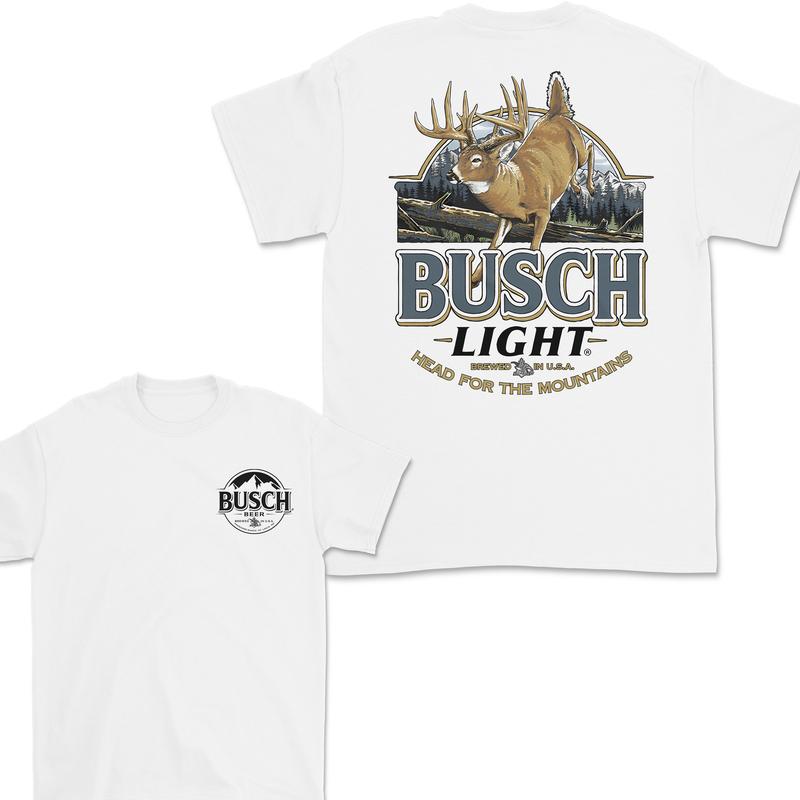 Limited Busch Light Deer Label 2 Side Shirt, For Women, For Men