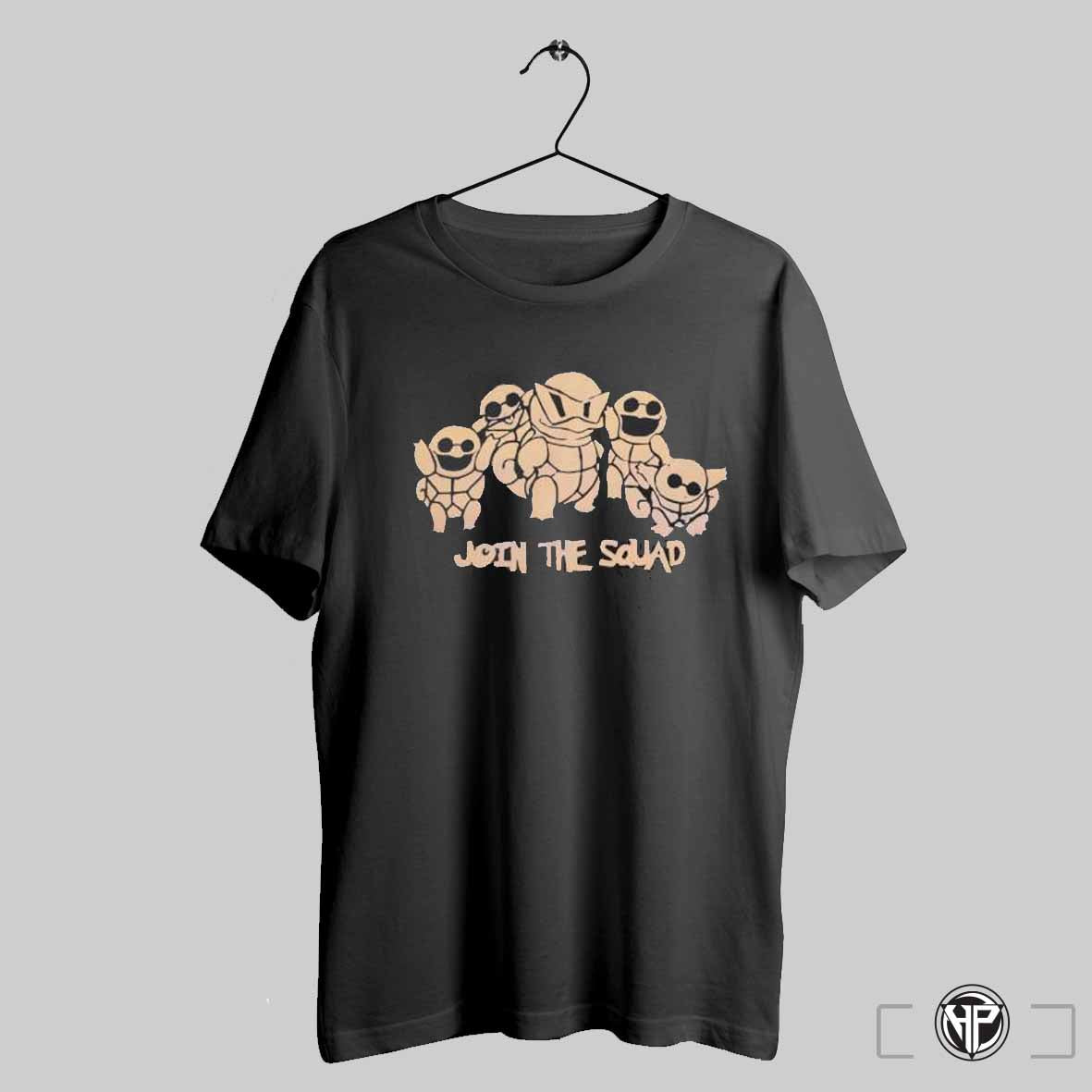 Pokemon Squirtle Join The Squad Shirt Trendy Sweatshirt