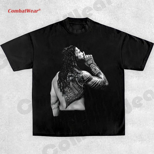 ROMAN REIGNS-SHUT UP TEE , Wrestling Tee, Wrestling Graphic Tee, Wrestler Shirt, Sports Shirt, Vintage Wresting Shirt, Wrestling Gift Streetwear