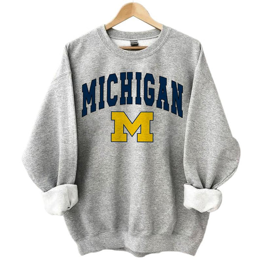 39. Michigan Wolverines NCAA Vintage Football Shirts, University Sports Apparel, Unisex Classic Team Gift for Fans