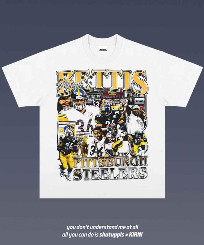 JEROME BETTIS 1.0 VINTAGE TEE  AMERICAN FOOTBALL  GIFT FOR FAN