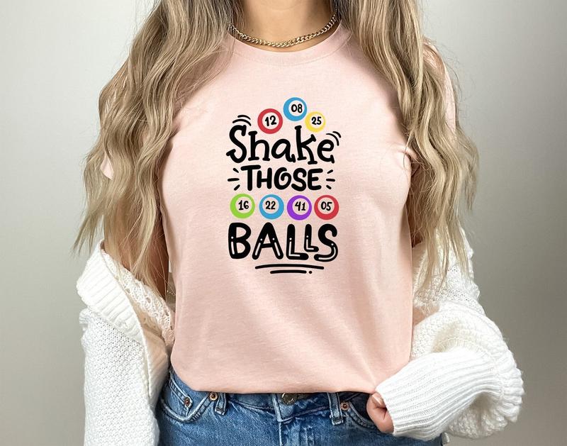 Shake Those Balls Bingo Shirt, Funny Bingo Tee, Gambling Cruise Tee, Cruise Bingo Sweatshirt, Bingo Lover Hoodie, Vacation Shirt, Gambling Cruise Tshi