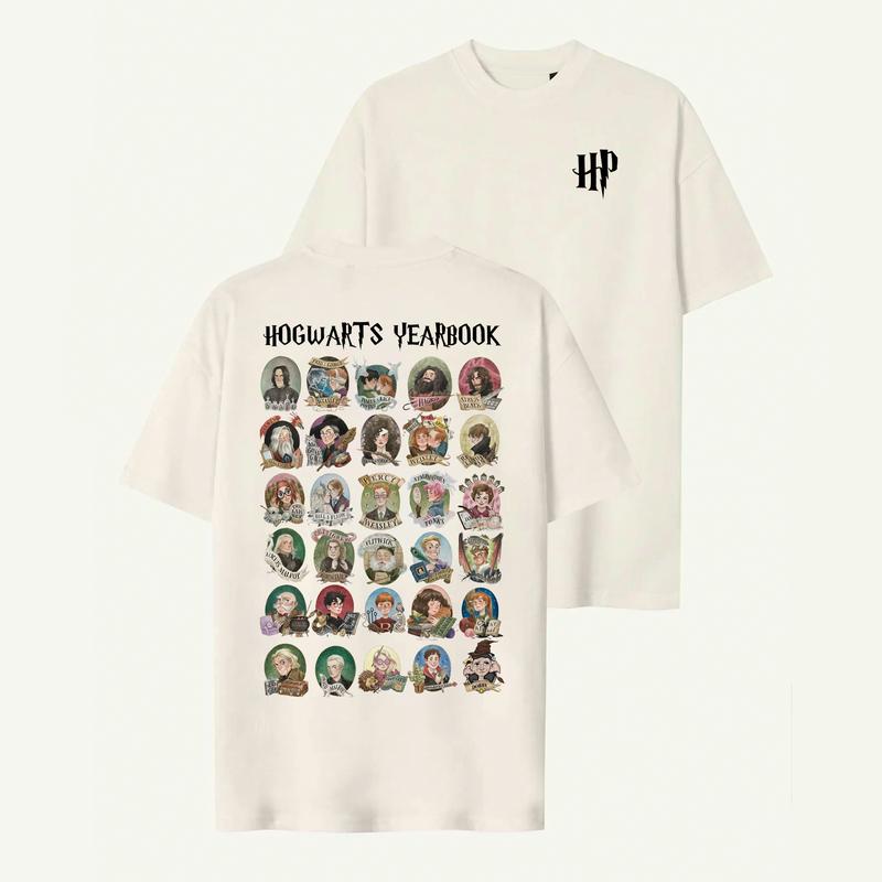 Hogwarts Yearbook New Version Shirt, Harry Magic Movie, Halloween, Fall Season, Full Sizes Full Colors, Comfort Casual Tops