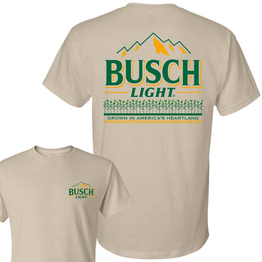 Busch Light T-Shirt, Busch Light Corn Field 2-Sided T-Shirt, Full Color T-Shirt, For Men, For Women