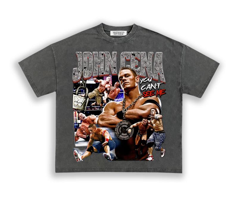 JOHN CENA TEE, Wrestling Tee, Sports Shirt, WWE Tee, Workout T-shirt, Gift for Him Gift For Her Hoodie Sweatshirt Streetwear Menswear