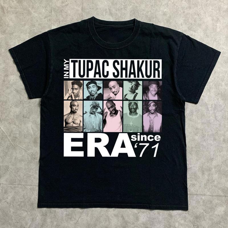 In My Tupac Era Shirt, Vintage TuPac Graphic Tee, 2Pac Shirt, 90s Merch, Rapper Shirt, Hip Hop 90s Legends Shirt, Rapper Merch