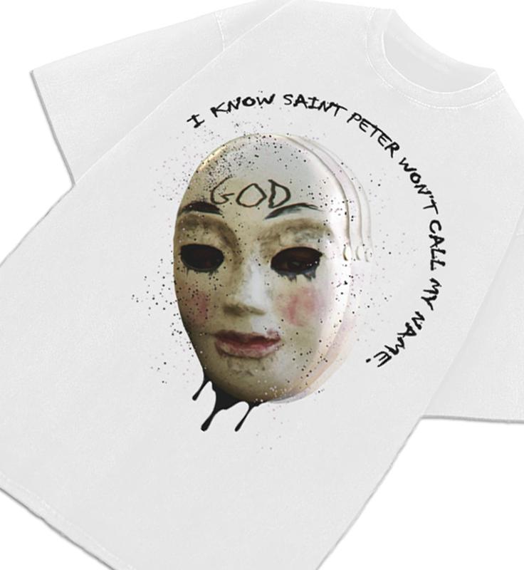 The Purge Mask I Know Saint Peter Won't Call My Name Unisex Graphic T-Shirt Crewneck Cotton