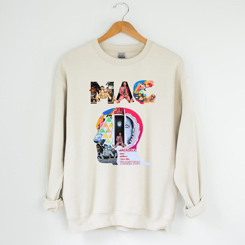 Mac Miller Albums On Head Sweatshirt, Hoodie, T-shirt