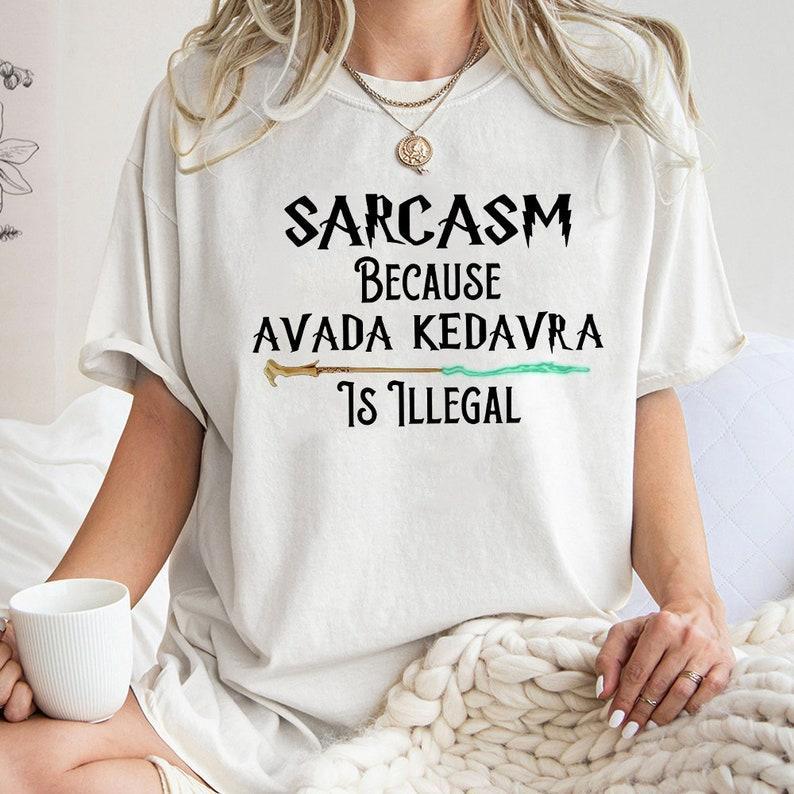 Harry Potter T-Shirt, Avada Kedavra Vacation T-Shirt, Wizard School T-Shirt, Gifts For Her, Gift For Him Classic Fabric