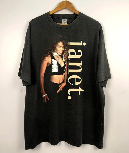 Janet Jackson Tour 90s Shirt, Concert Tour Shirt, Gift For Fans Men Women Cotton Menswear