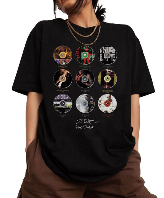 2Pac Album Shirt, 2PAC Rapper Tshirt, Hip Hop Legends and Pioneers Tee, 90s Hip Hop, Gift For Fan