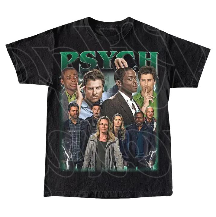 Psych Tv Show Vintage T-Shirt, Gift For Fans T-Shirt, Movie shirt