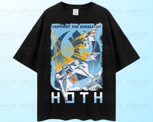 Star Galaxy'S Edge Wars Hoth T Shirt Hoth Echo Base Tee Star Galaxy'S Edge Wars Shirt Hoth Planet Shirt WDW Star Galaxy'S Edge Wars Gift Empire Strike
