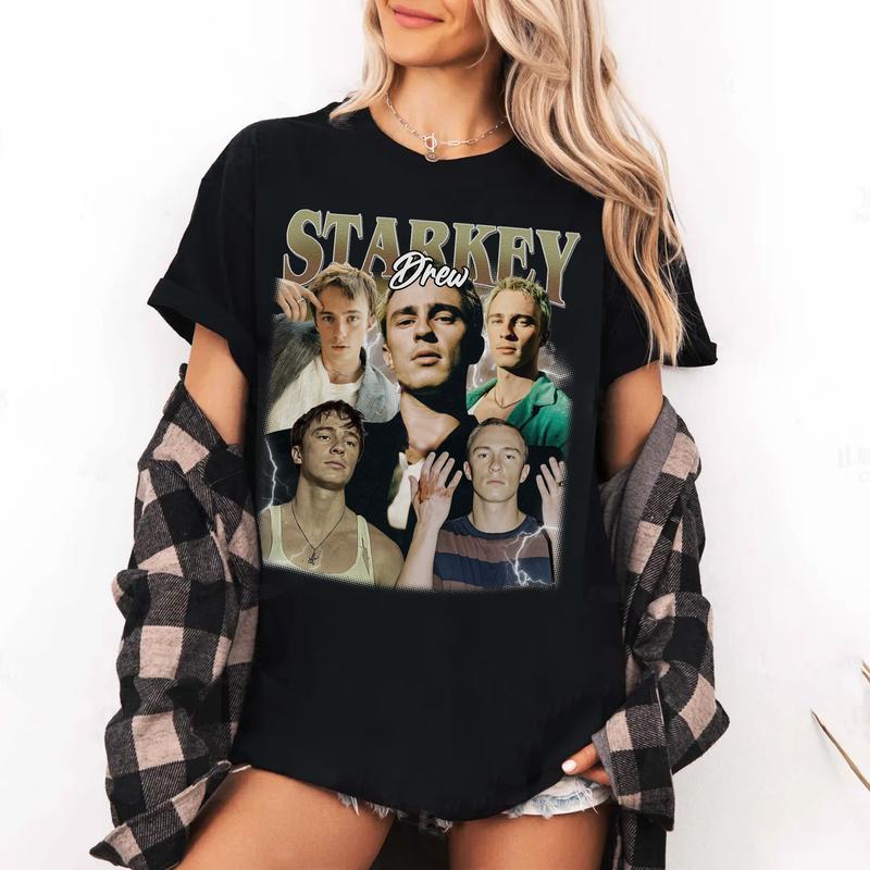 Drew Starkey Vintage T-Shirt, Rafe Cameron Outer Banks, Outer Banks Tee, 90s Vintage Shirt Clothing Fit Fabric Top Streetwear