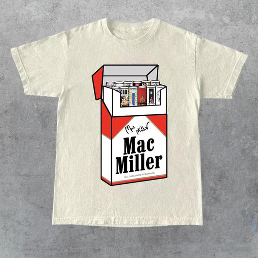 Mac Miller T-shirt, Vintage T-shirt, Music T-shirt, Mac M Swimming Shirt, Full Color, For Men, For Women