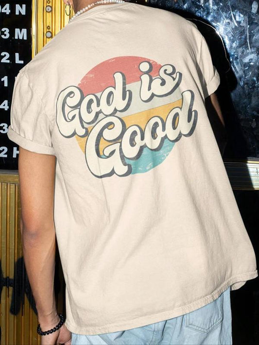 Men's Letter Print Round Neck Tee Summer Clothes, Casual Regular Fit Short Sleeve Crew Neck T-shirt for Summer, Graphic Tees, Fashion Men's Streetwear