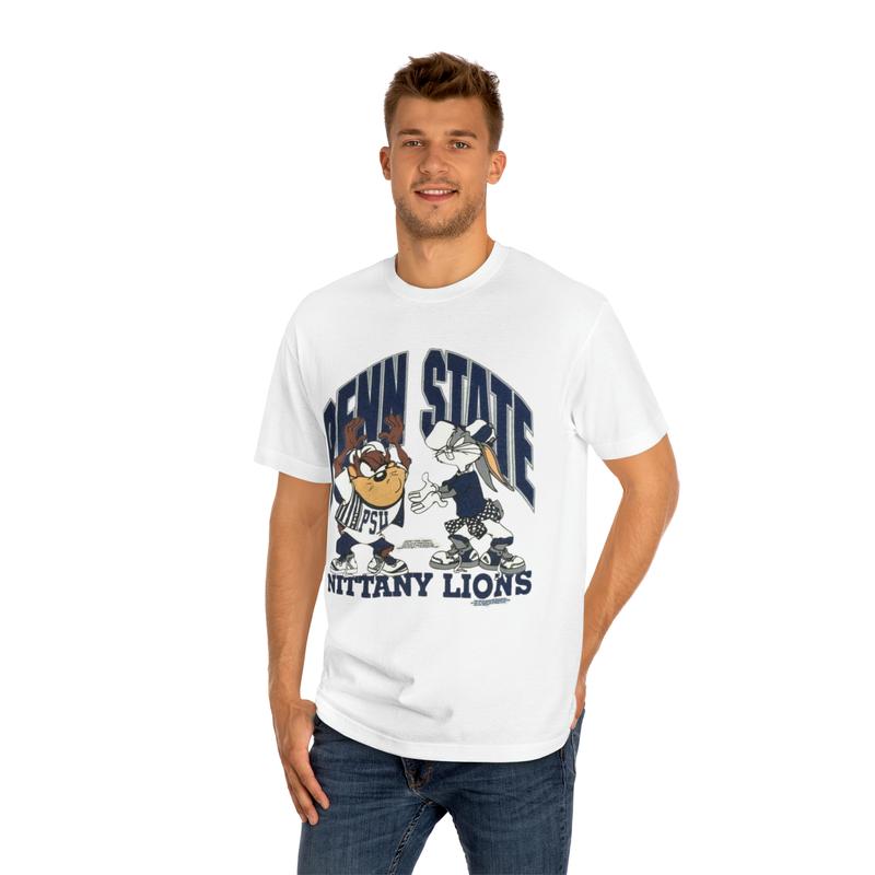 Vintage Penn State Looney Tunes Shirt, PSU Vintage Crewneck Shirt, Classic NCAA Style Shirt, Gift For Sports Fans, Unisex Cotton T-Shirt, Clothing