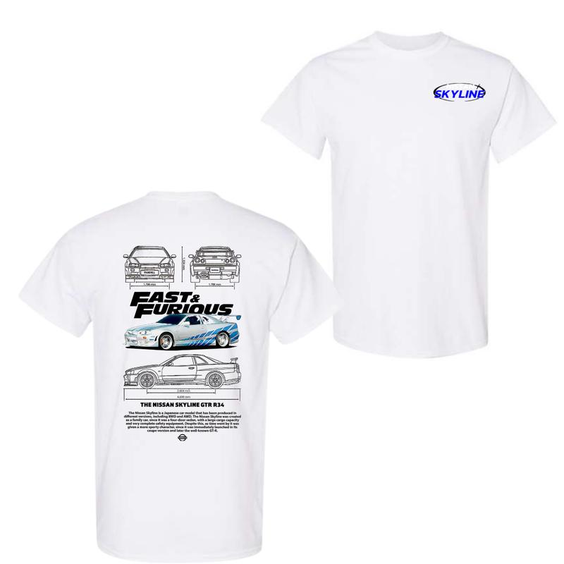 Fast and Furious Shirt, Nissan Skyline, Skyline Car T-Shirt For Men And Women