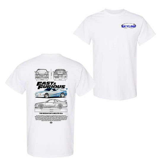 Fast and Furious Shirt, Nissan Skyline, Skyline Car T-Shirt For Men And Women