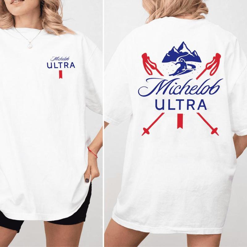 Michelob Slalom 2-Sided T-Shirt, Full Color, For Men, For Women