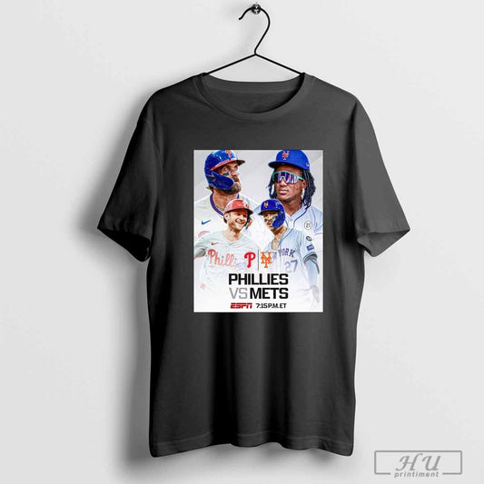 Philadelphia Phillies vs. New York Mets 2024 Sunday Night Baseball Shirt