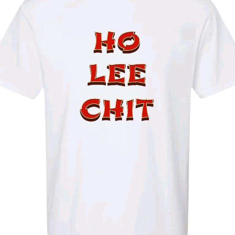 shirt meme funny Ho, Lee, Chit T- Menswear Top Cotton Tshirt tiktok shop