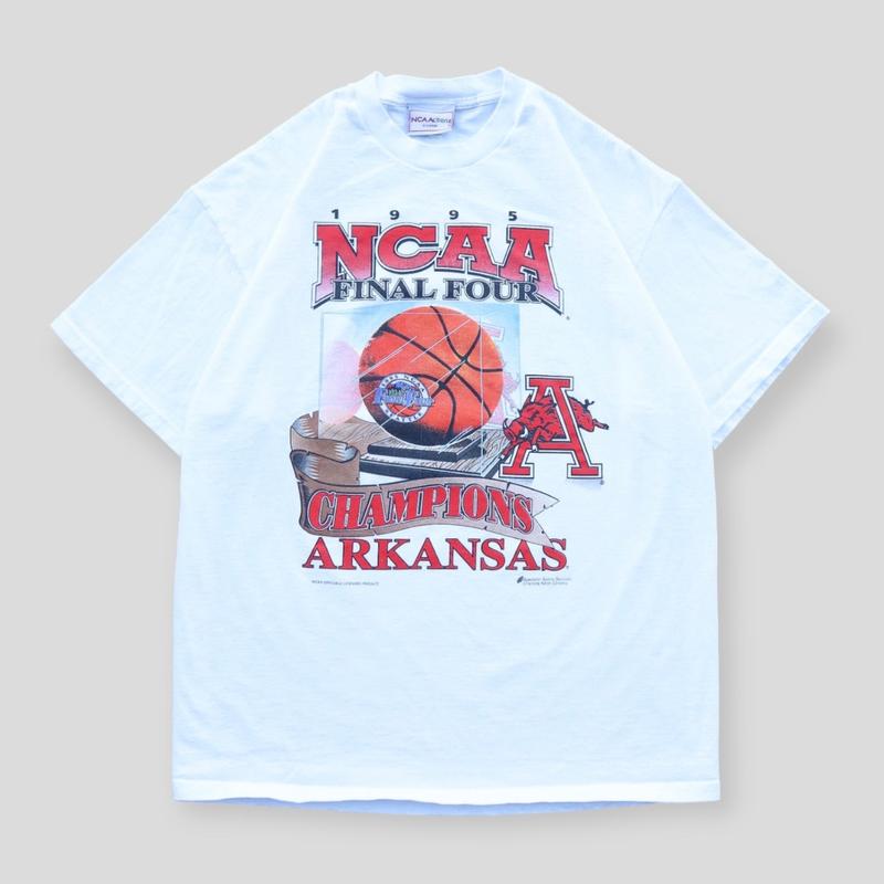 Vintage 1995 Rare Arkansas Razorbacks NCAA Final Four Championship Tee