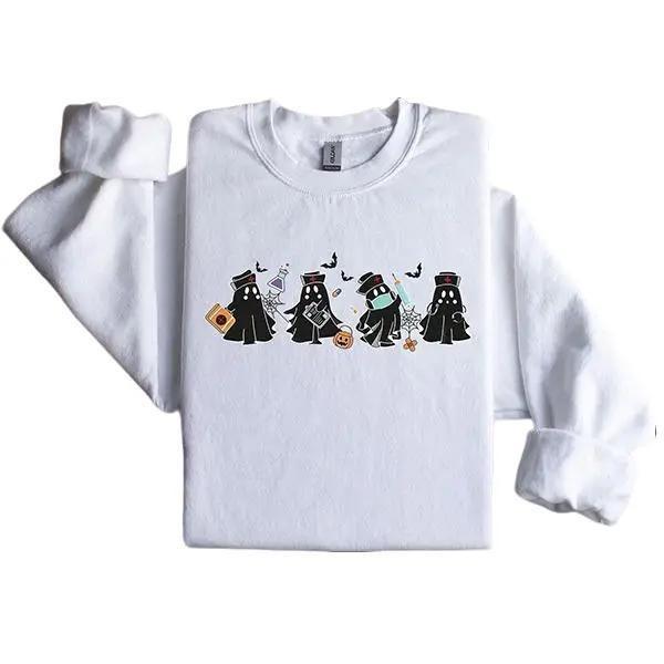 Halloween Nurse Sweatshirt, Nurse Shirt, Halloween Nursing Sweatshirt, Cute Nurse Sweatshirt, Nursing Student Hoodie, Er Nurse T-Shirt